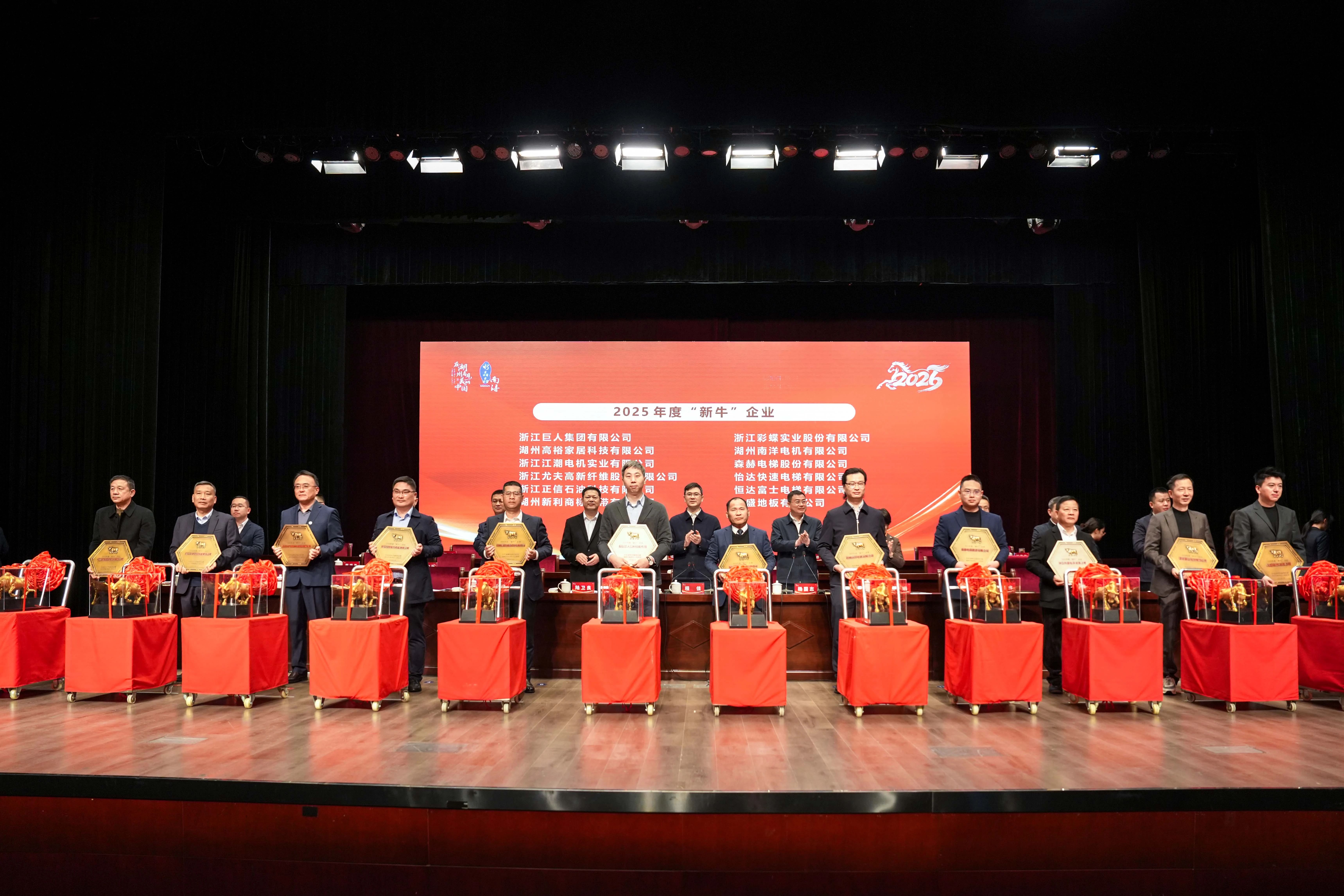 载誉启新程 | 巨人集团荣获南浔区多项表彰